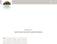 Tablet Screenshot of mattanu.com